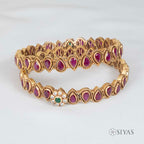 Red drop stone bangle (Single)
