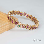 Red drop stone bangle (Single)