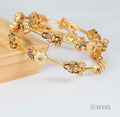 Lakshmi and peacock bangle