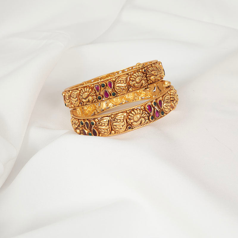 Traditional mango design bangle (pair)