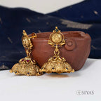 Lakshmi coin jhumki