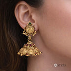 Lakshmi coin jhumki