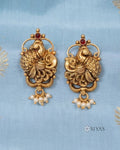 Peacock Golden Studs