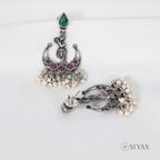 Radhe chandbala with stones and pearl drops