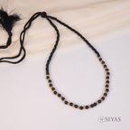 Black and gold beads chain