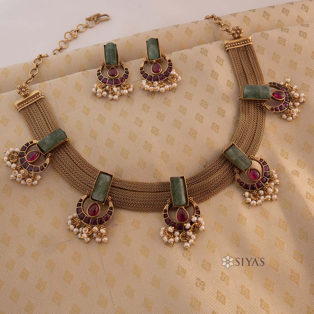 Designer statement neckpiece