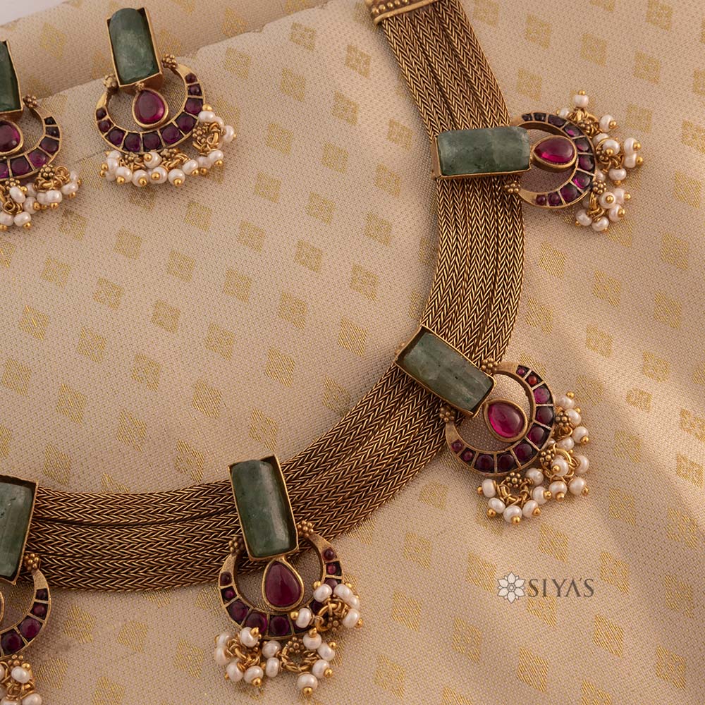 Designer statement neckpiece