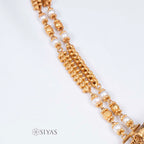 2-layered chain with antique pendant
