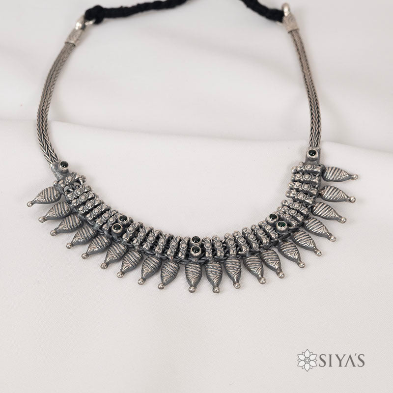 Tribal fusion necklace with earring