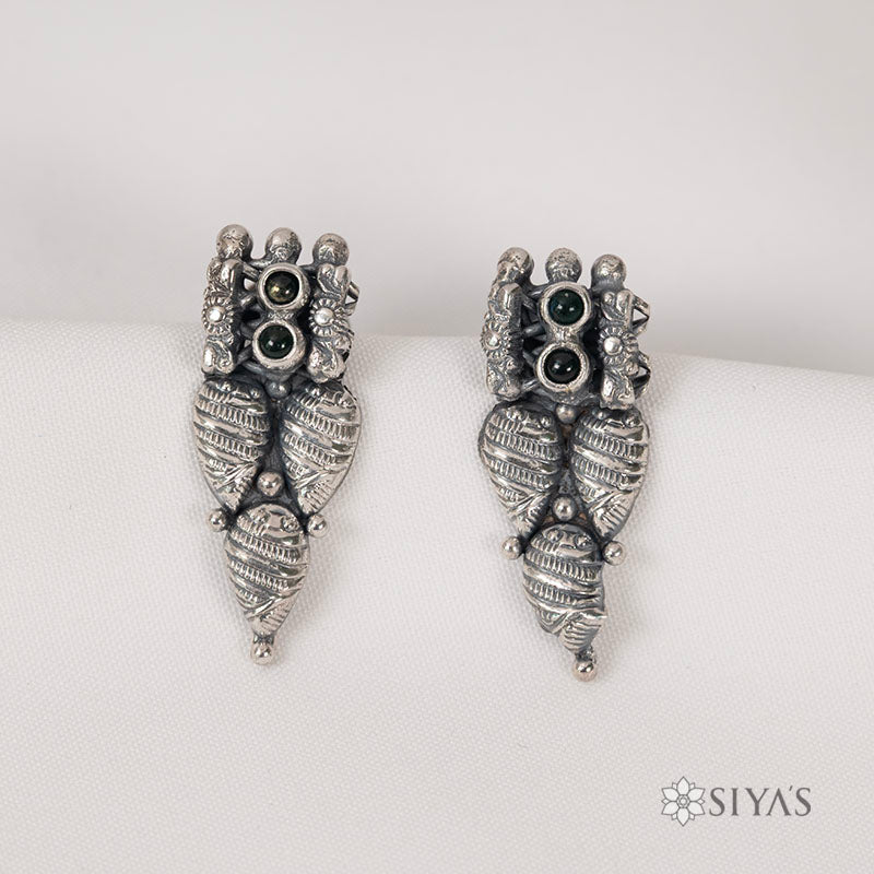 Tribal fusion necklace with earring