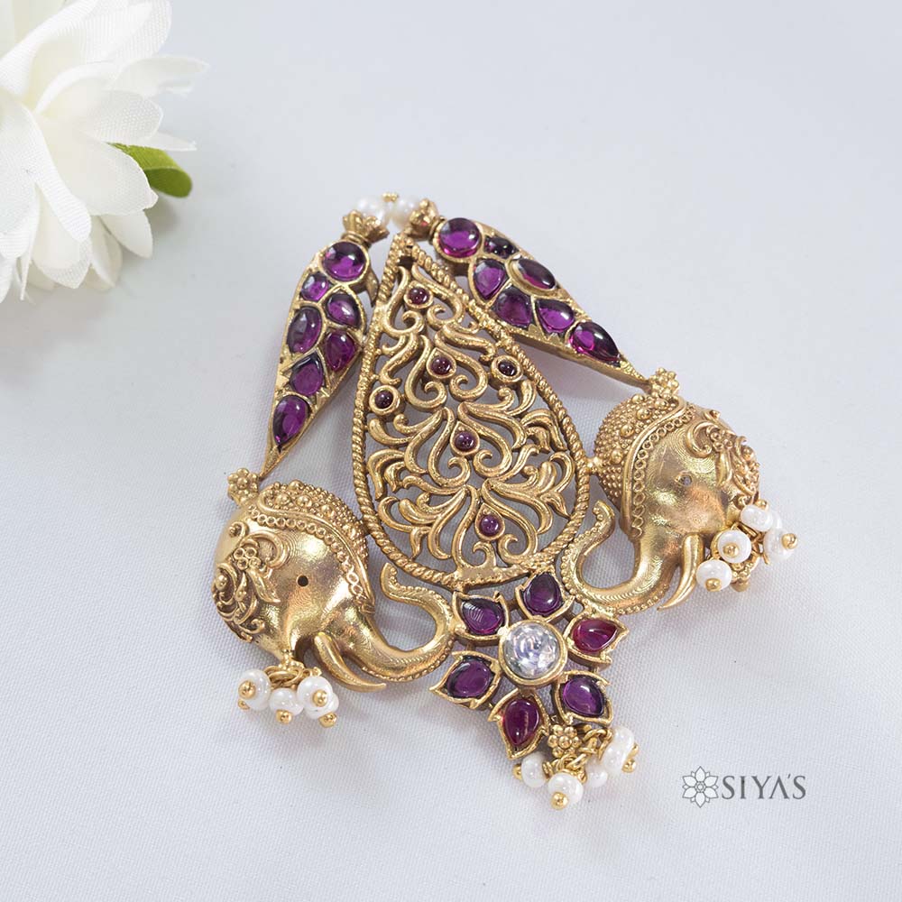 The Royal Gaja & Ruby Pendant