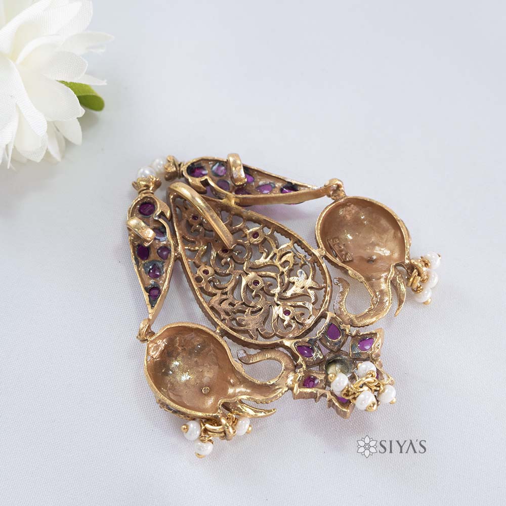 The Royal Gaja & Ruby Pendant