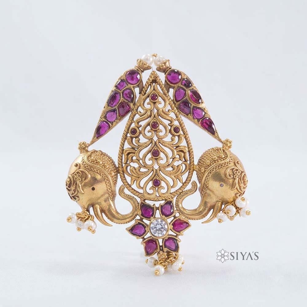 The Royal Gaja & Ruby Pendant