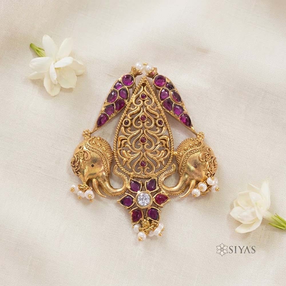 The Royal Gaja & Ruby Pendant