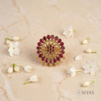 Red stones pendant
