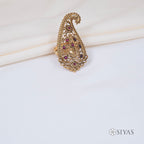 Mango shaped ring