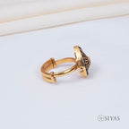 Green and Red drop ring