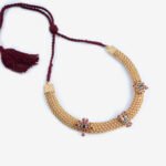Choker with Vishnu Naama Shankh and Chakra